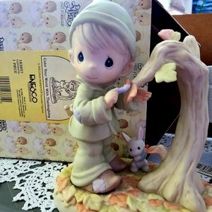 Precious Moments Boy Figurine "Color Your World with Thanksgiving"